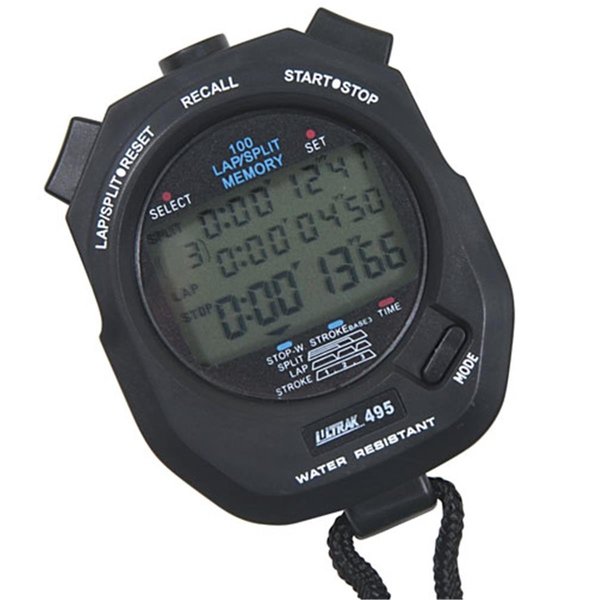 Sport Supply Group 8.5 x 5 x 1.5 inches 100 Lap Memory Stopwatch 1188271